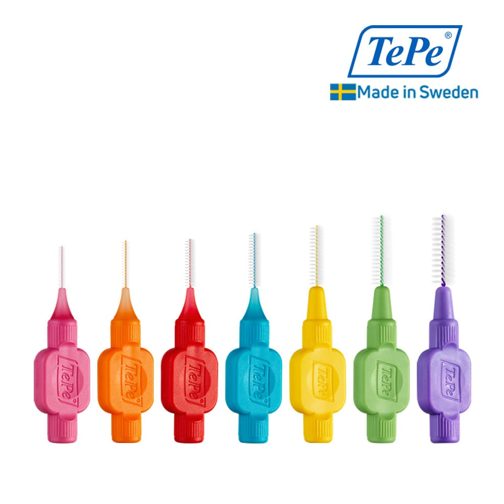 테페 덴잇 스웨덴 치간칫솔 i형 오리지널 믹스(Mixed) 0.4~0.8mm 6개입